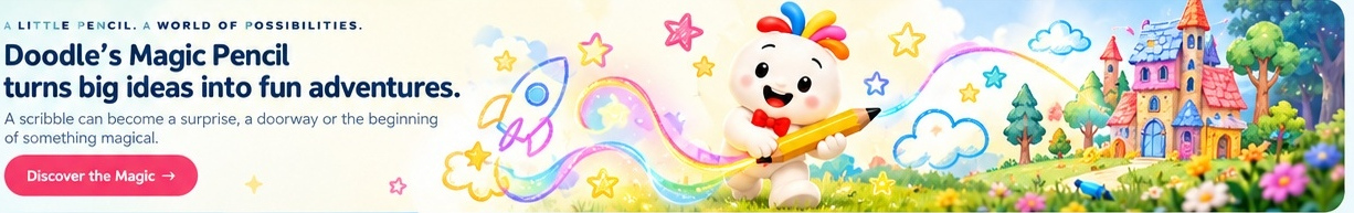 Doodle's Magic Pencil turns big ideas into fun adventures